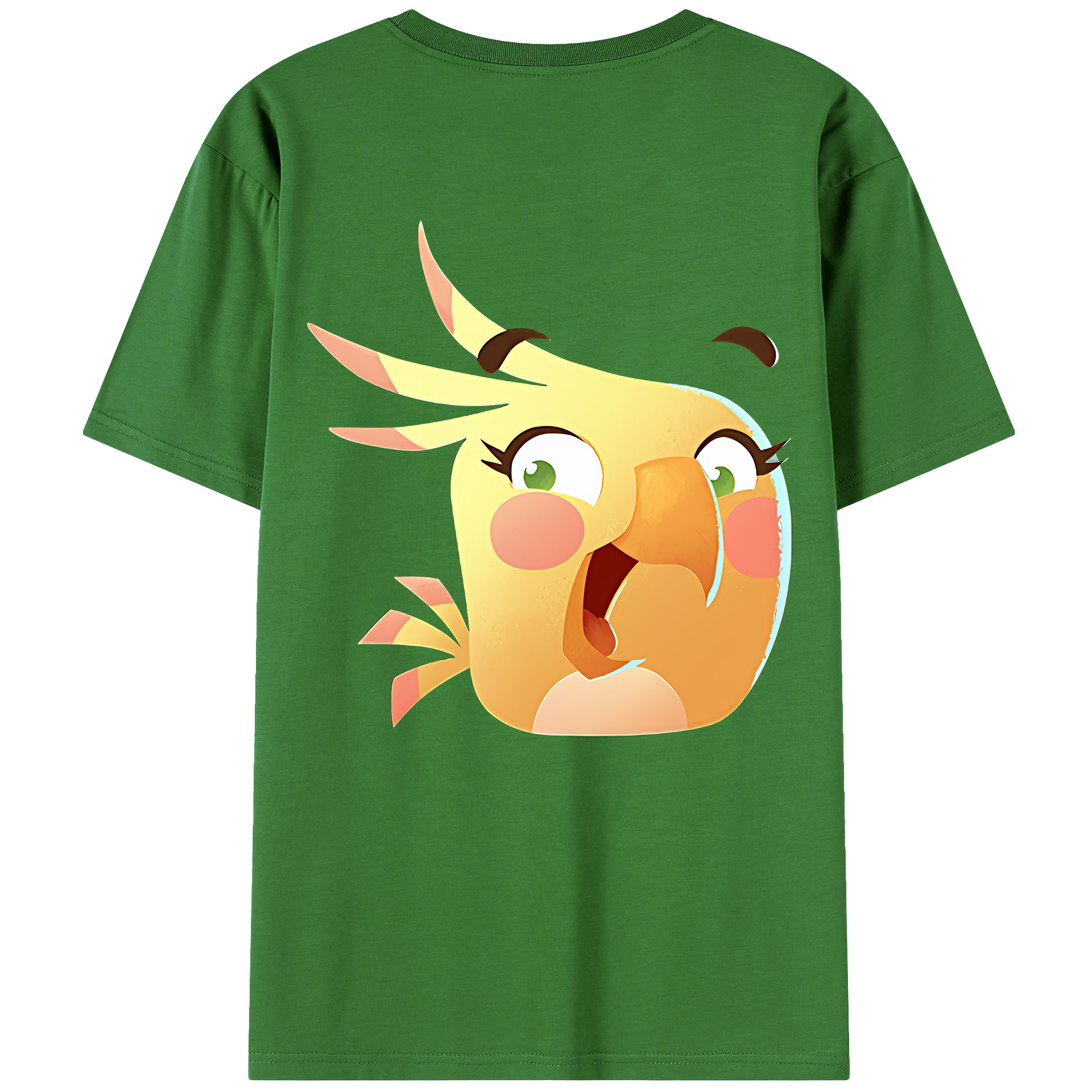 （画像用） Angry Birds アングリーバード レディース半袖Tシャツ(バックプリント)